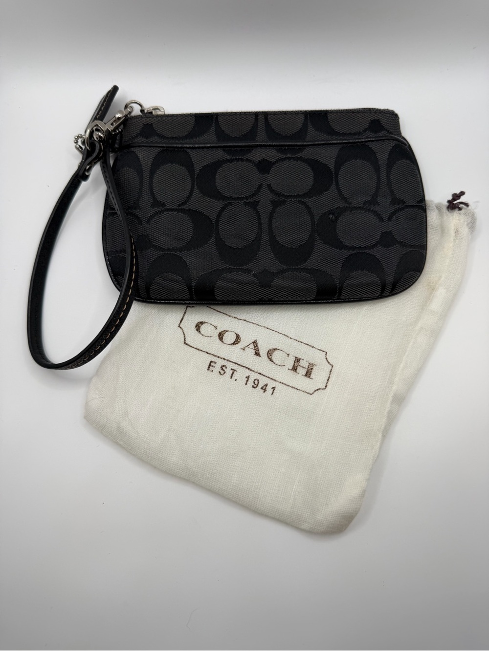 Coach Signature Wristlet
